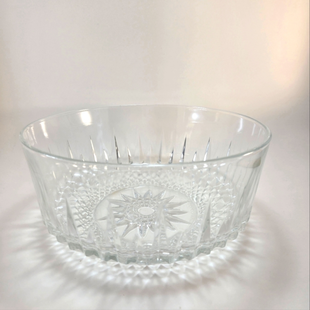 Vintage Fostoria Glass Bowl 9" Diameter Beautiful Serving Dish Collectible Decor